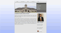 Desktop Screenshot of crawfordclerkofcourt.com